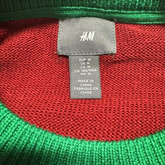 H&M Ugly Christmas chimney Knit Sweater M - Picture 13 of 13